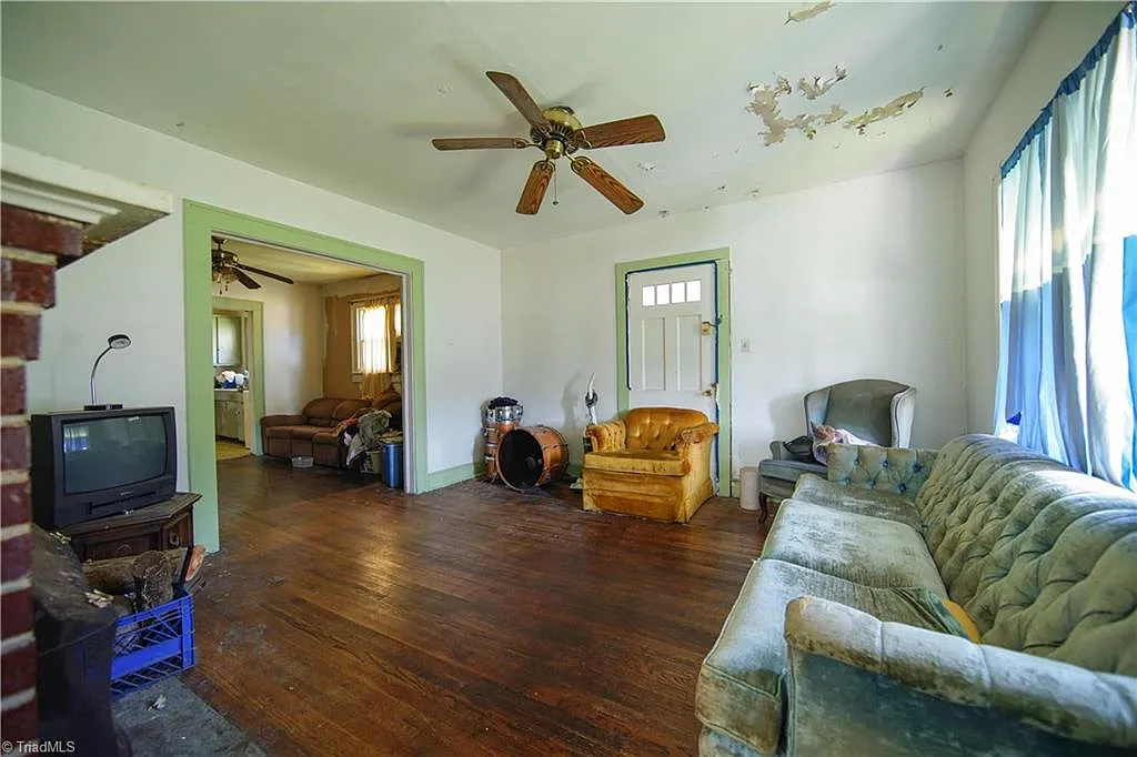 Second living area — belongings left throughout, Winston-Salem NC